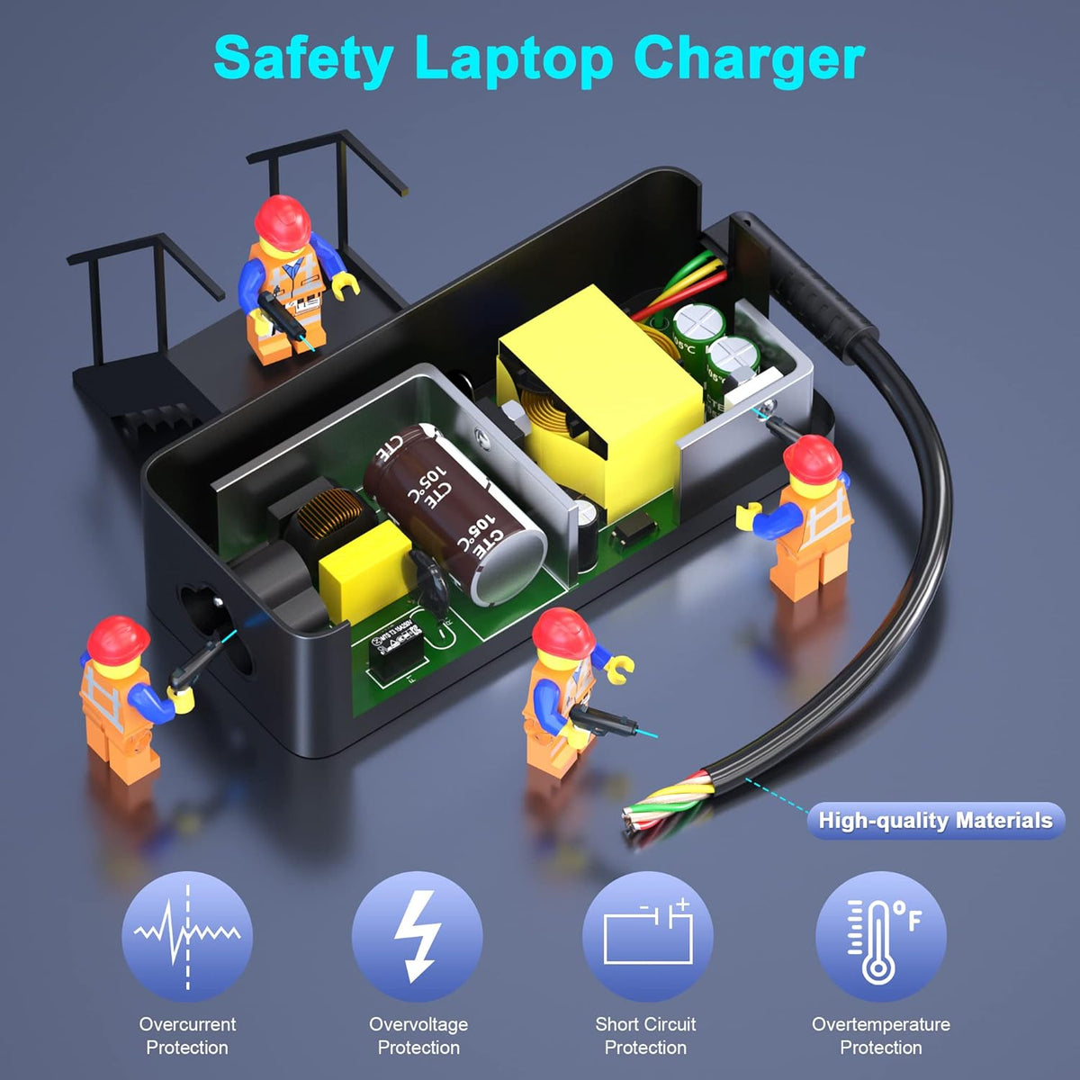 65W USB C Laptop Charger Power Supply C764