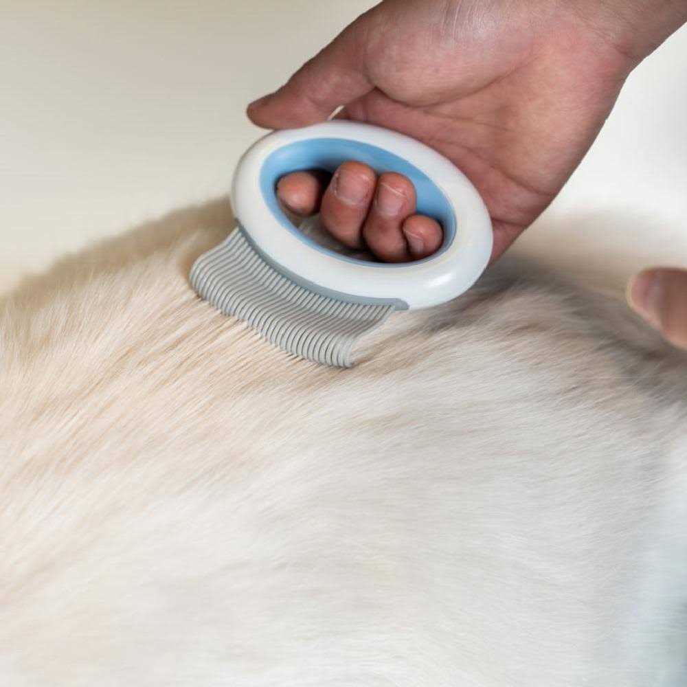Flexible Handheld Pet Grooming Rake Comb J999753