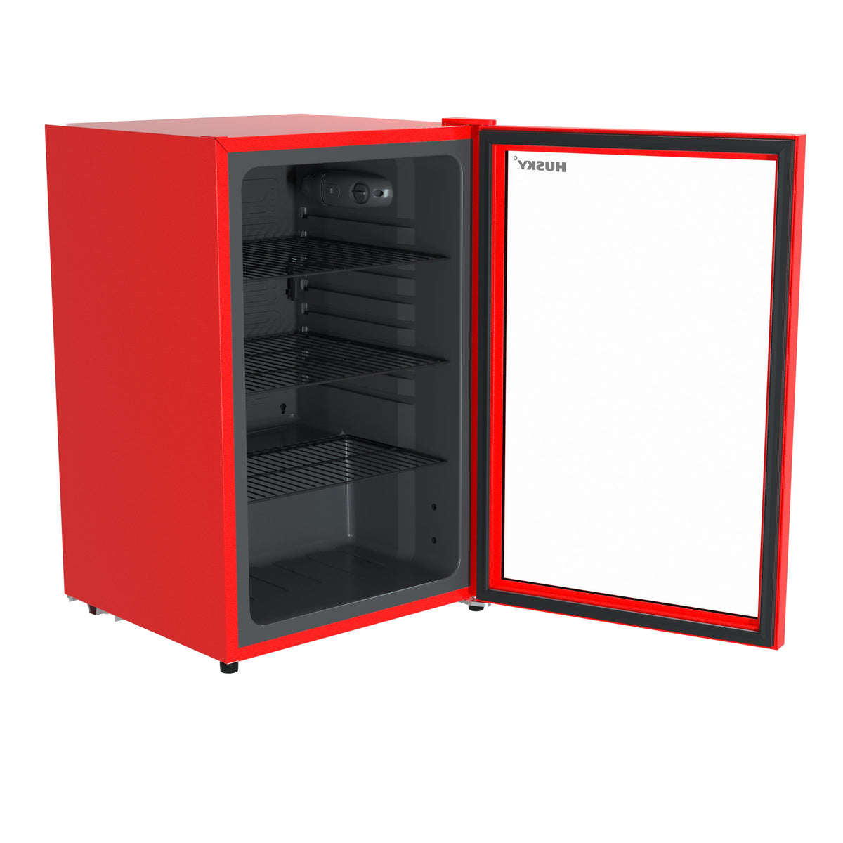 Red Freestanding Mini Fridge W714