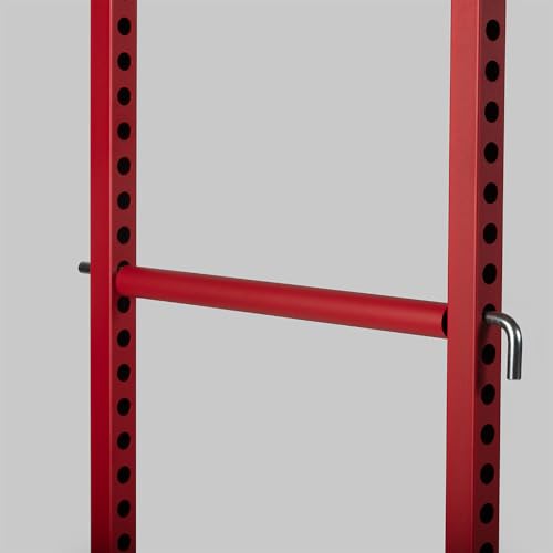Short Power Rack with Pull Up Bar, Pin and Pipe Safeties, J-Hooks V9998