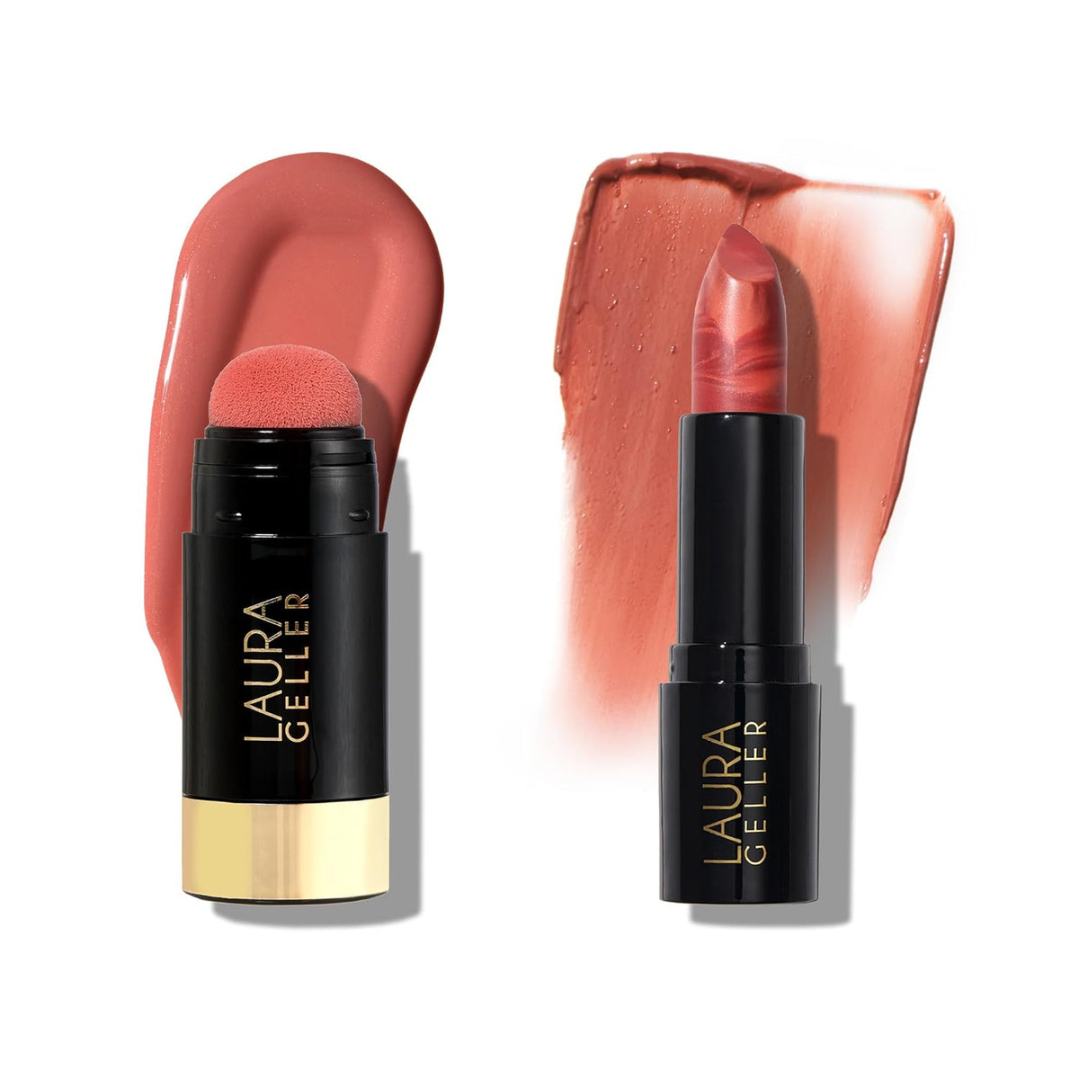 Serum Blush Cheek Tint, Poppy Peach + Sheer Hydrating Lipstick, Peach Bellini L219371