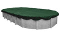 Green Oval Winter Pool Cover 18 x 40 ft. O7949