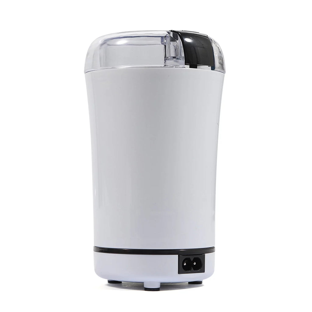 White Electric Coffee Grinder with Stainless Steel Bowl D522