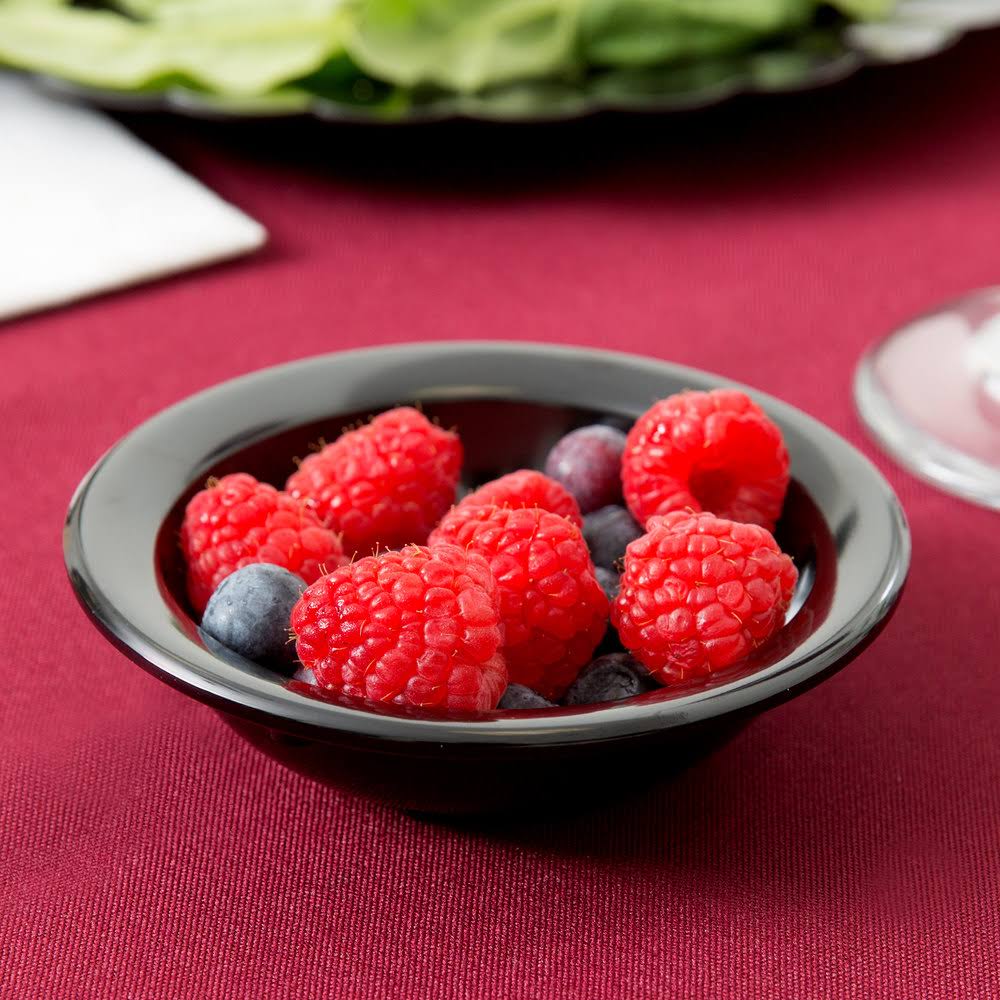 3.5 oz Black Fruit Bowl Y640677