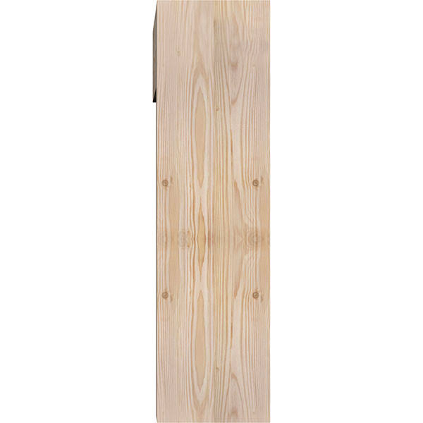 Douglas Fir Smooth Bracket with Offset Brace O52626