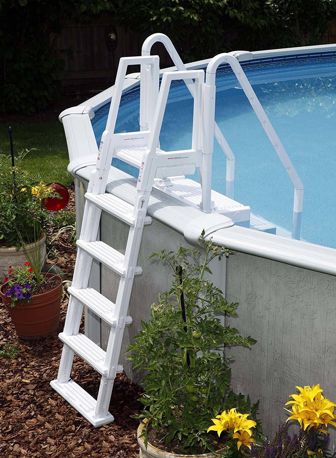 Easy Pool Step with Outside Ladder K86655