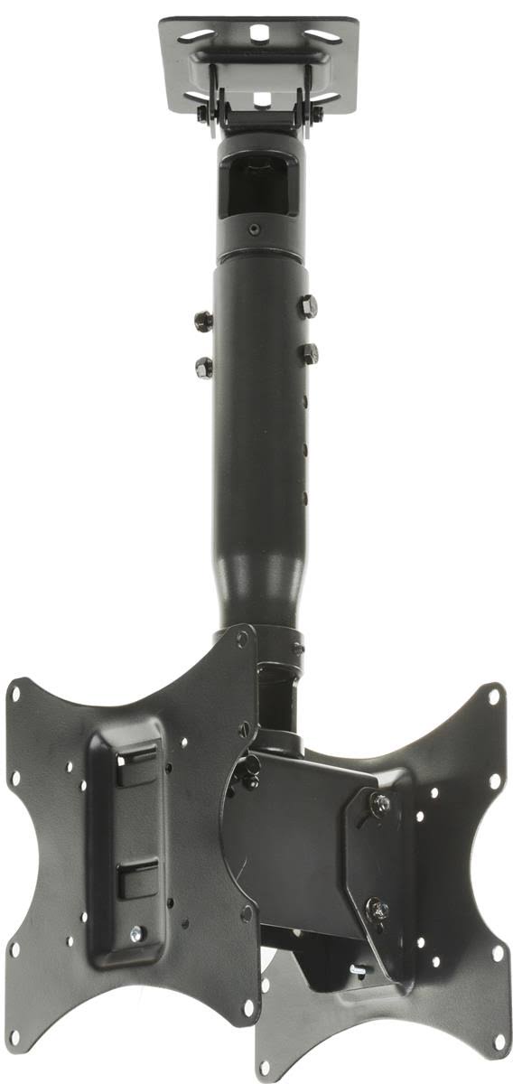 Ceiling TV Mount for 2 Screens 23 inch-42 inch, Tilting, Height Adjustable O79666