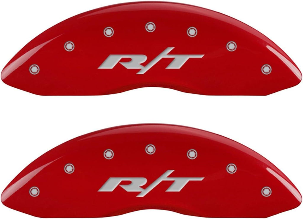 Red Powder Coat Finish Front and Rear Caliper Cover Set of 4 J4400