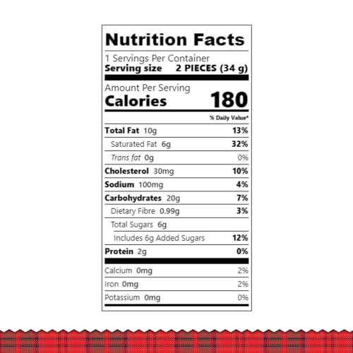 Mini Chocolate Chip Shortbread Cookies, 4.4 Oz (Pack of 6) R78160
