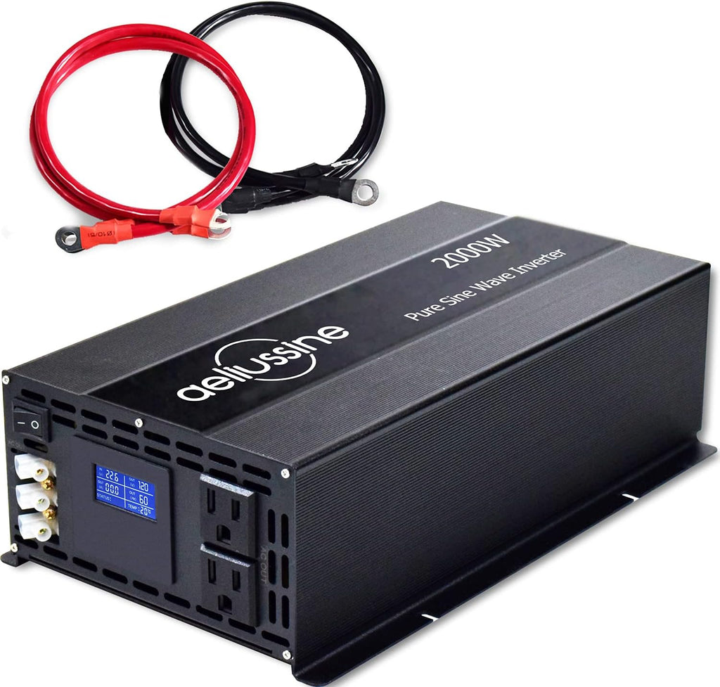 3000 watt Pure Sine Wave Power Inverter 24v to 110v 120v Y782600