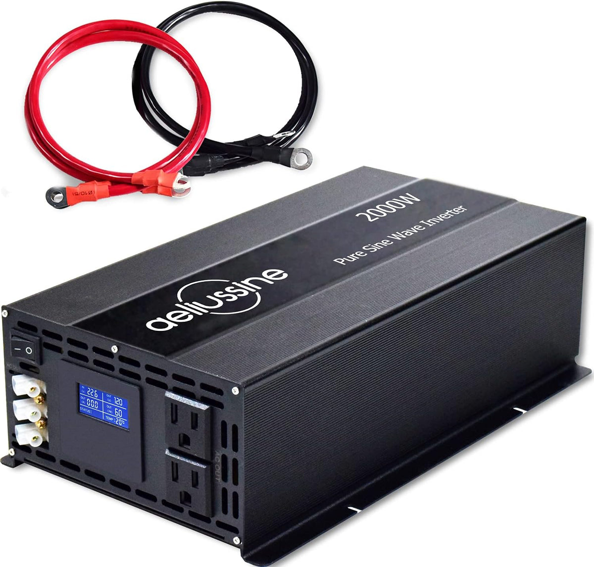 3000 watt Pure Sine Wave Power Inverter 24v to 110v 120v Y782600