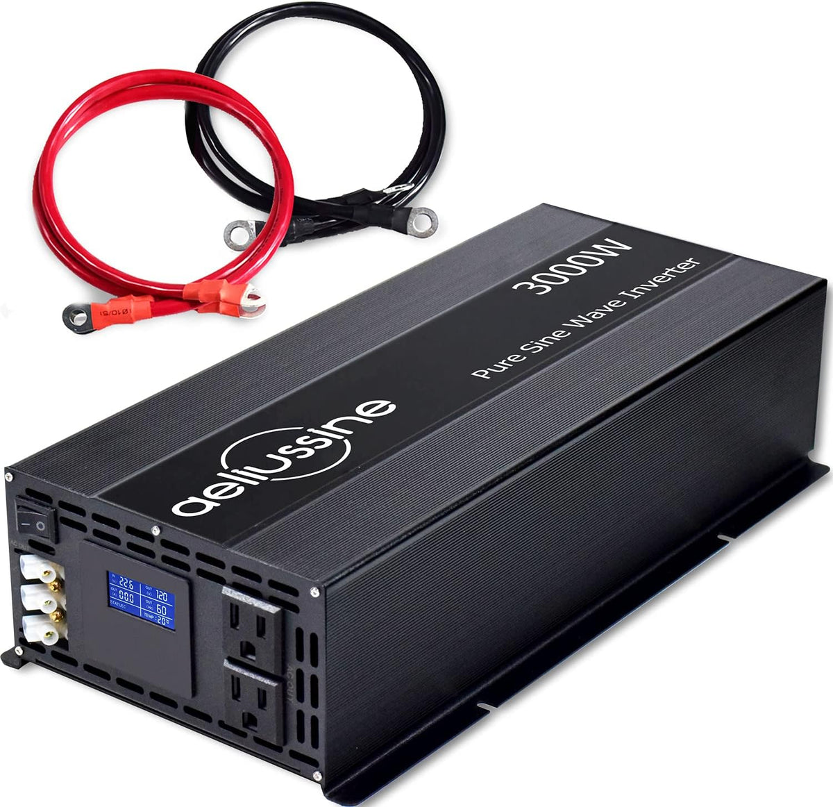 3000 watt Pure Sine Wave Power Inverter 24v to 110v 120v Y782600