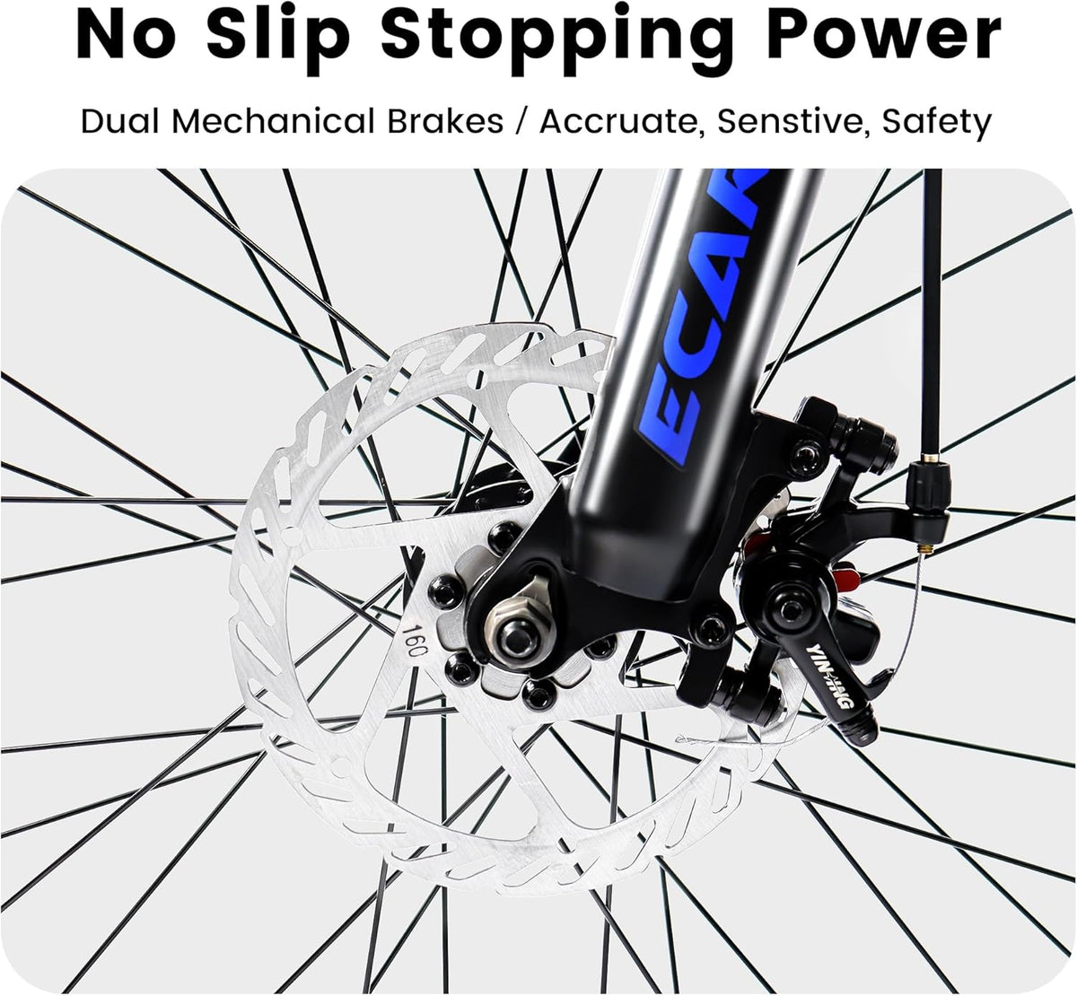 26 Inch Dual Suspension Mountain Bike with 21-Speed Disc Brake Carbon Steel Frame N419