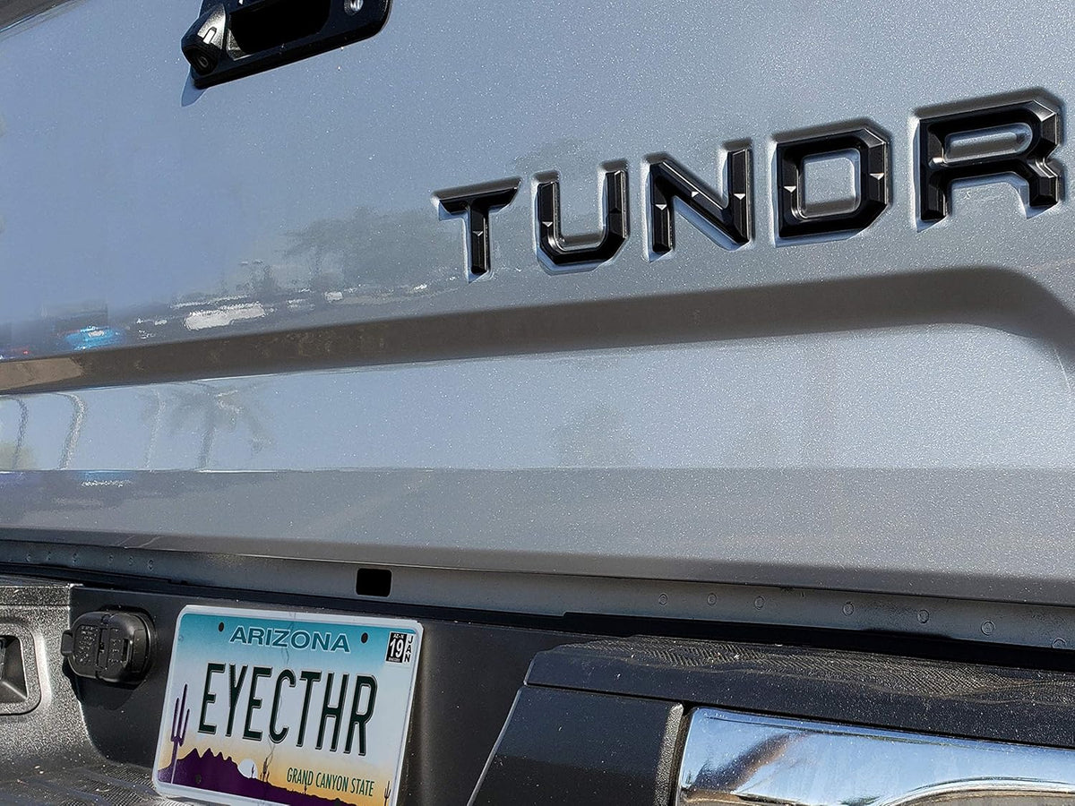 Matte Black Tailgate Insert Letters K2368