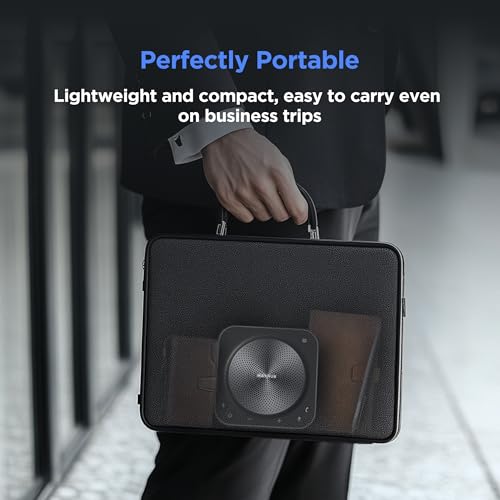 Wireless Bluetooth Microphone Conference Speakerphone, 360° Omnidirectional 8-Array Microphones Z795