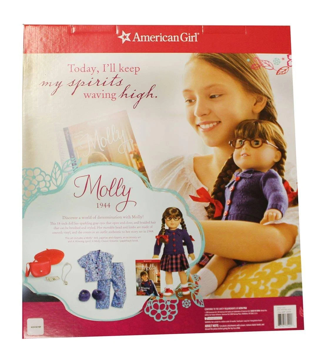 18-inch Doll with PJ Set and Book S947