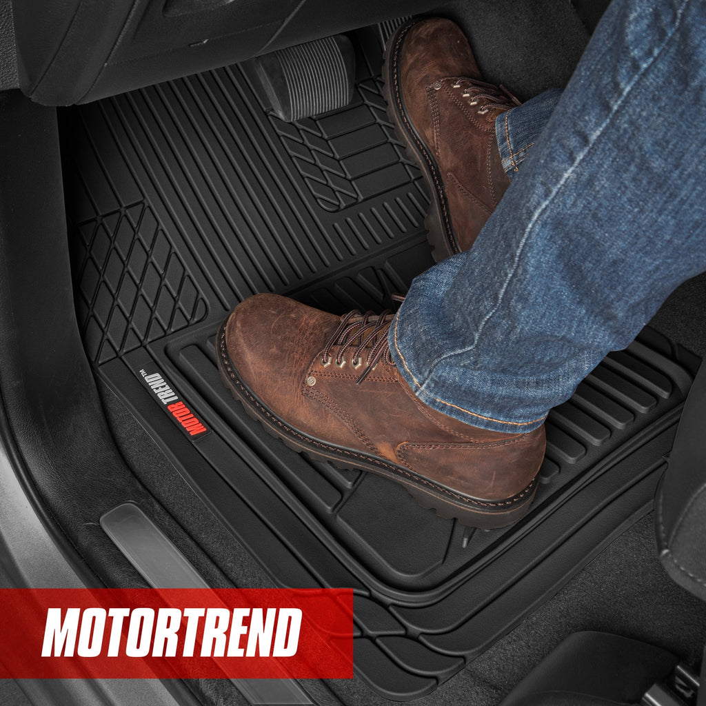 3pc Rubber Floor Mats for Car SUV All Weather N879566