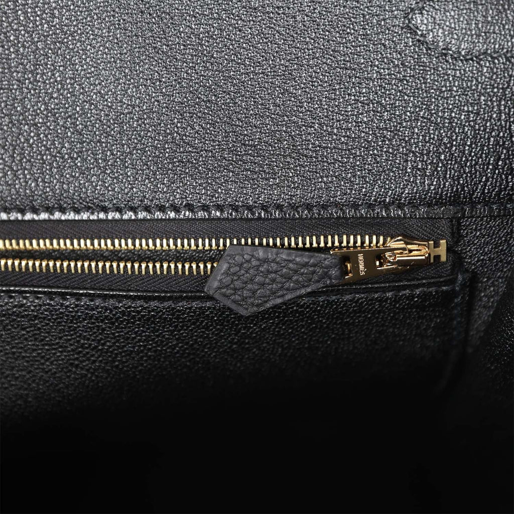 Black Leather Handbag Z68909