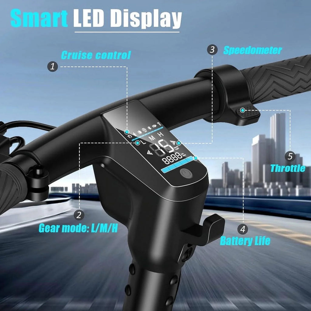 300W Folding Electric Scooter with 8.5" Solid Tires B354
