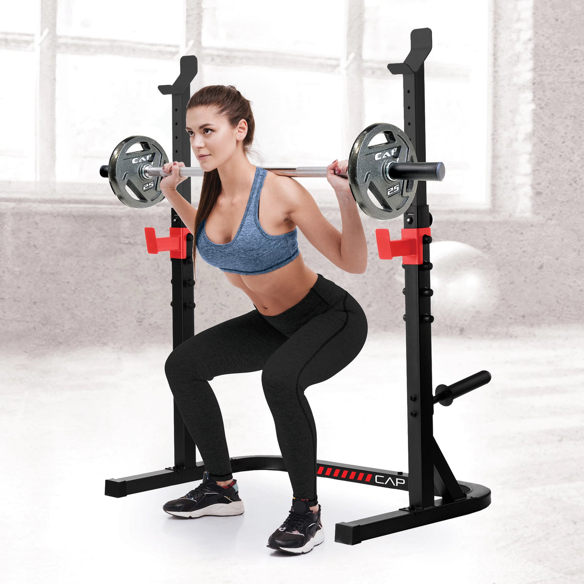 Adjustable Olympic Squat Rack L2711