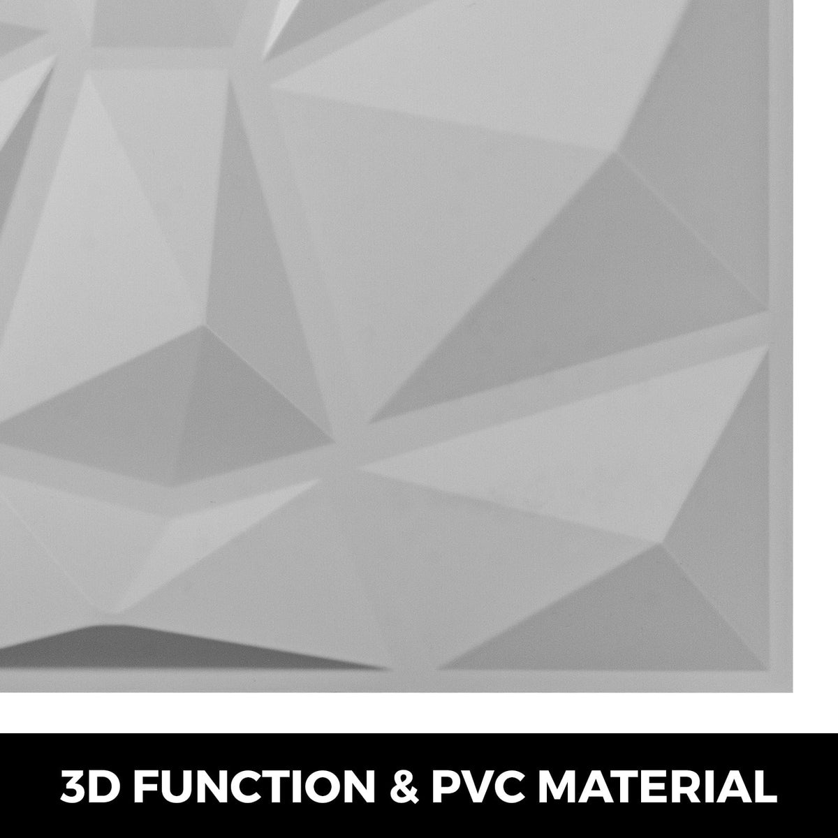 13pcs 50x50cm White 3D PE Foam Wall Panel Z701270
