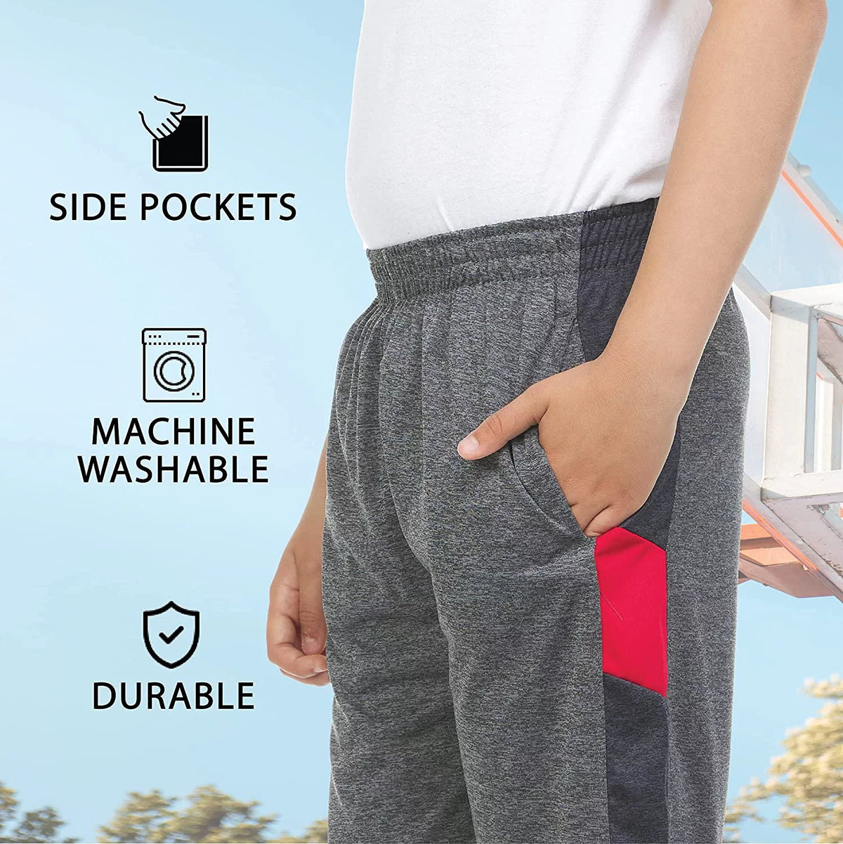 4 Pack Boys Youth Lightweight Athletic Basketball Gym Shorts G145