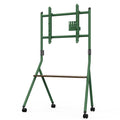 Mobile TV Stand for 55 60 65 75 78 Inch TV with Wooden Storage Shelves Z700395