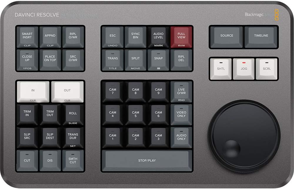 Davinci Resolve Speed Editor Bundle with Davinci Resolve 17 Studio (Activation Card) (2 Items) L405123