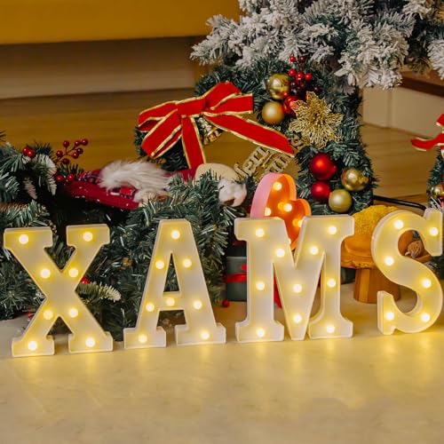 Battery Powered LED Marquee Light Up Letters D446392