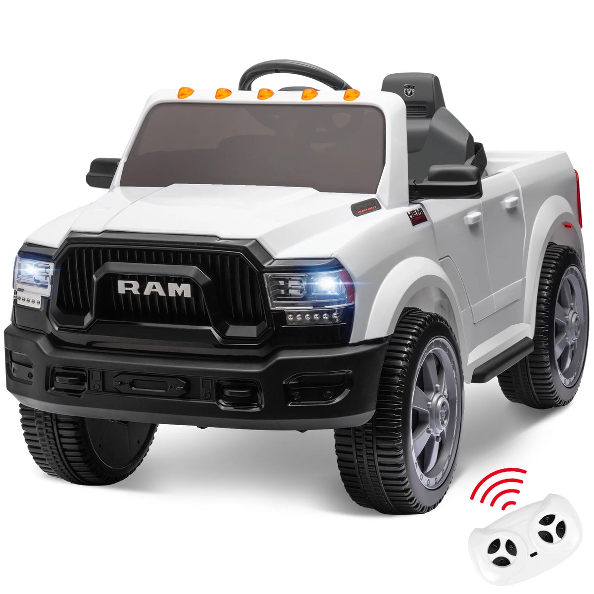 12V Powered Ride On Truck Car with Parents Remote Control, Red P3049