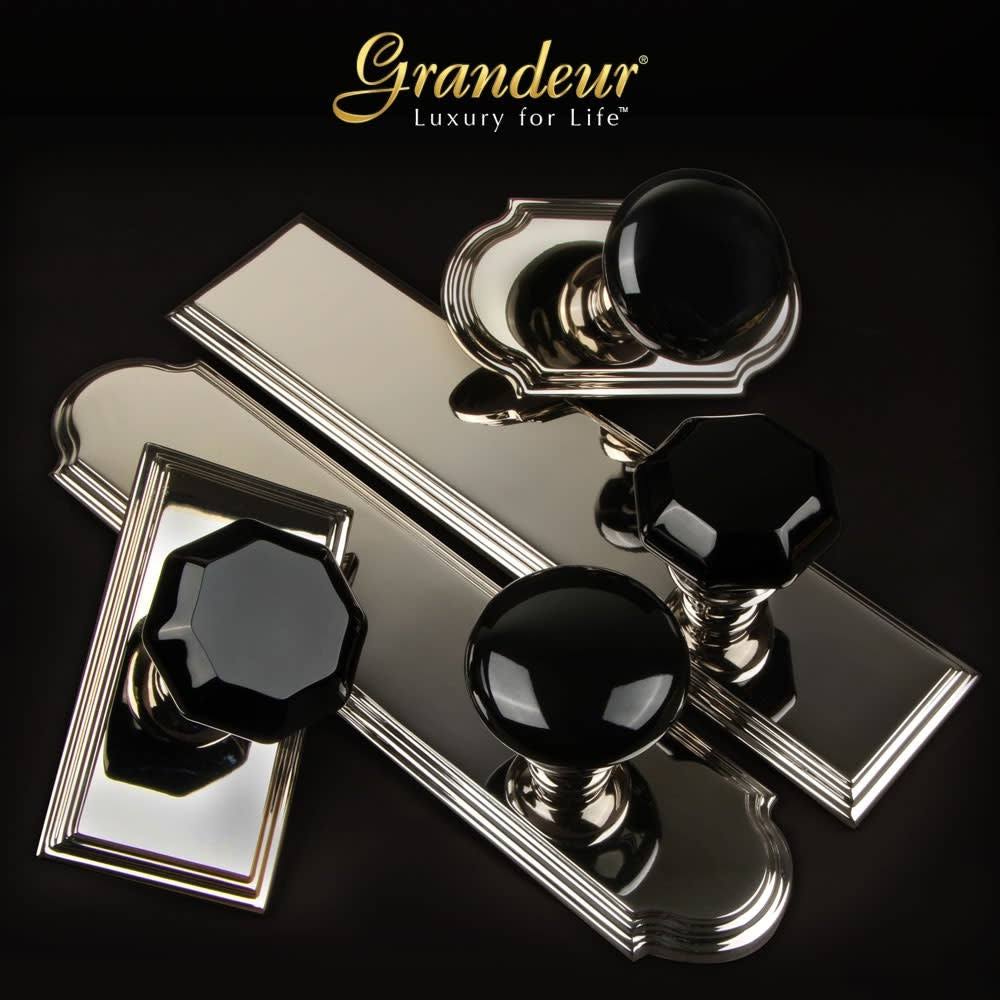 Antique Pewter Knob and Deadbolt L441741