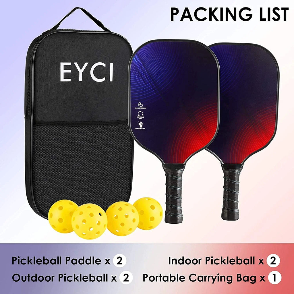 Graphite Carbonfiber Pickleball Paddle Set of 2 Q106563