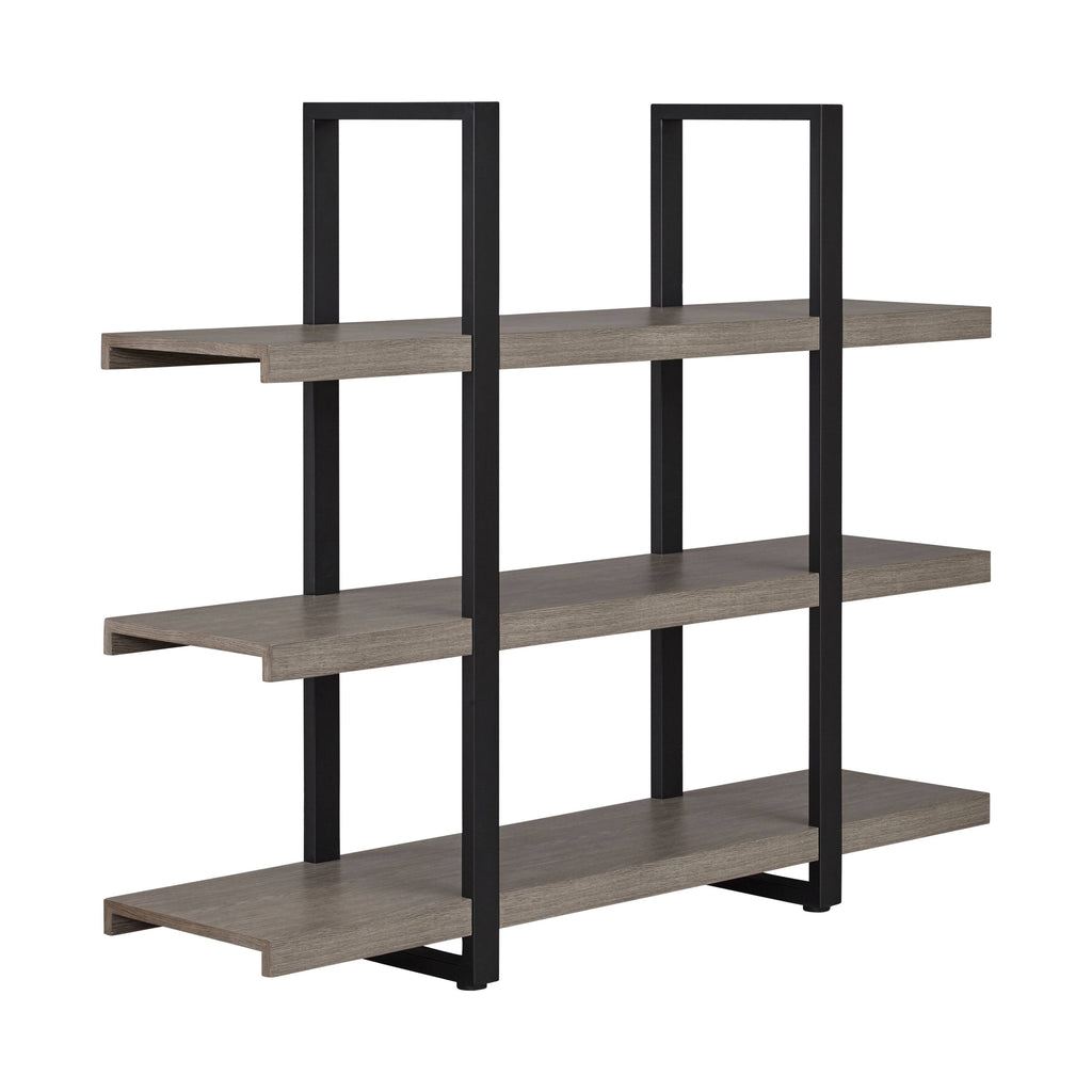 Low Open Bookcase Dark Grey Q80612