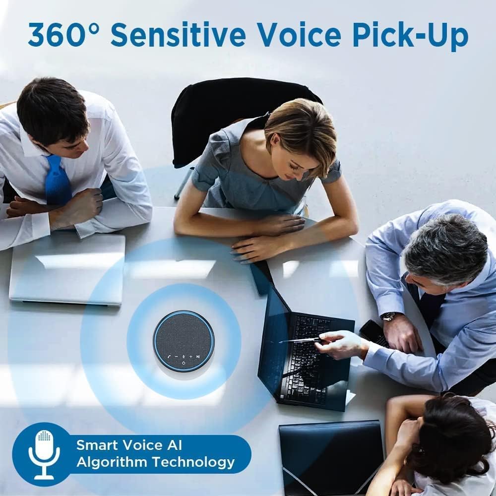 Bluetooth Speakerphone with USB C and 360º Voice Pickup I923