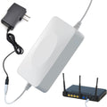 Rechargeable UPS Battery Backup 15000mAh, DC 12V Router UPS, Surge Protector with 2 A Charger Pack of 2 G2636