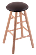 Oak Bar Stool with Espresso Seat Q9263
