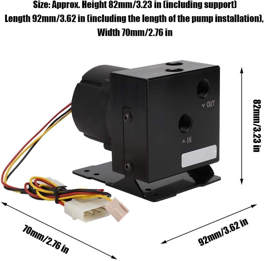DC 12V 1.8A Integrated PC Water Pump with Bracket W850829