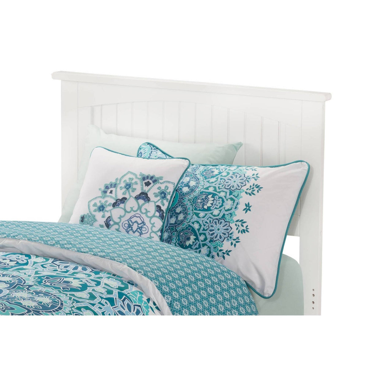 White Twin Panel Headboard T4417