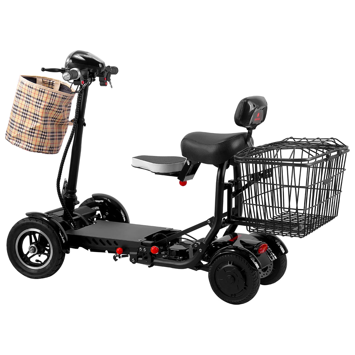 4 Wheels Motorized Electric Scooter with Extended Big Seat U985