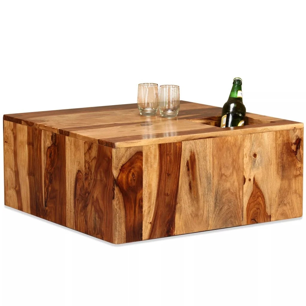 Solid Sheesham Wood Coffee Table B7040