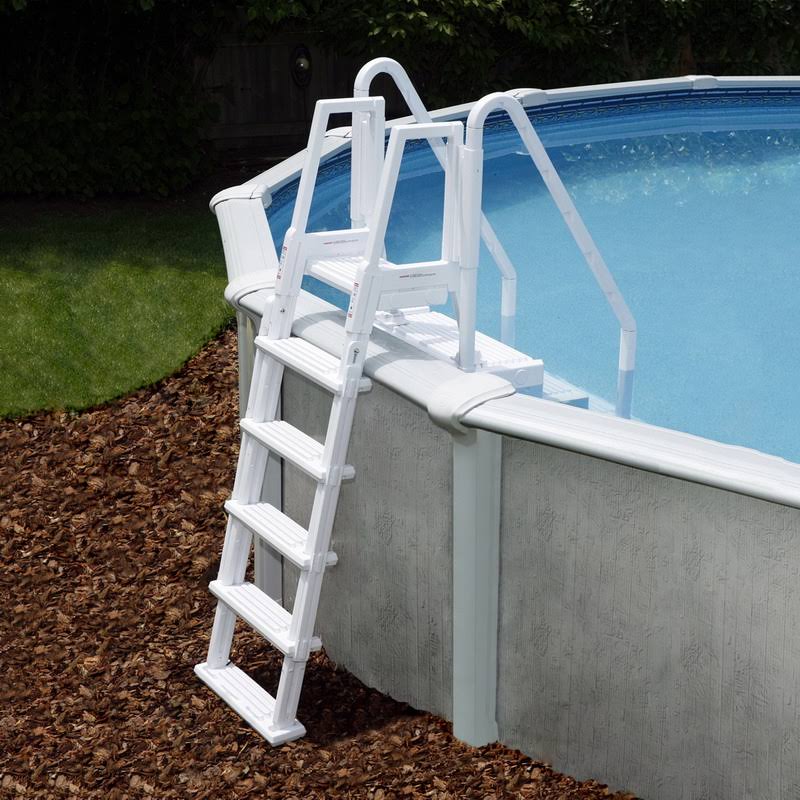 Easy Pool Step with Outside Ladder K86655