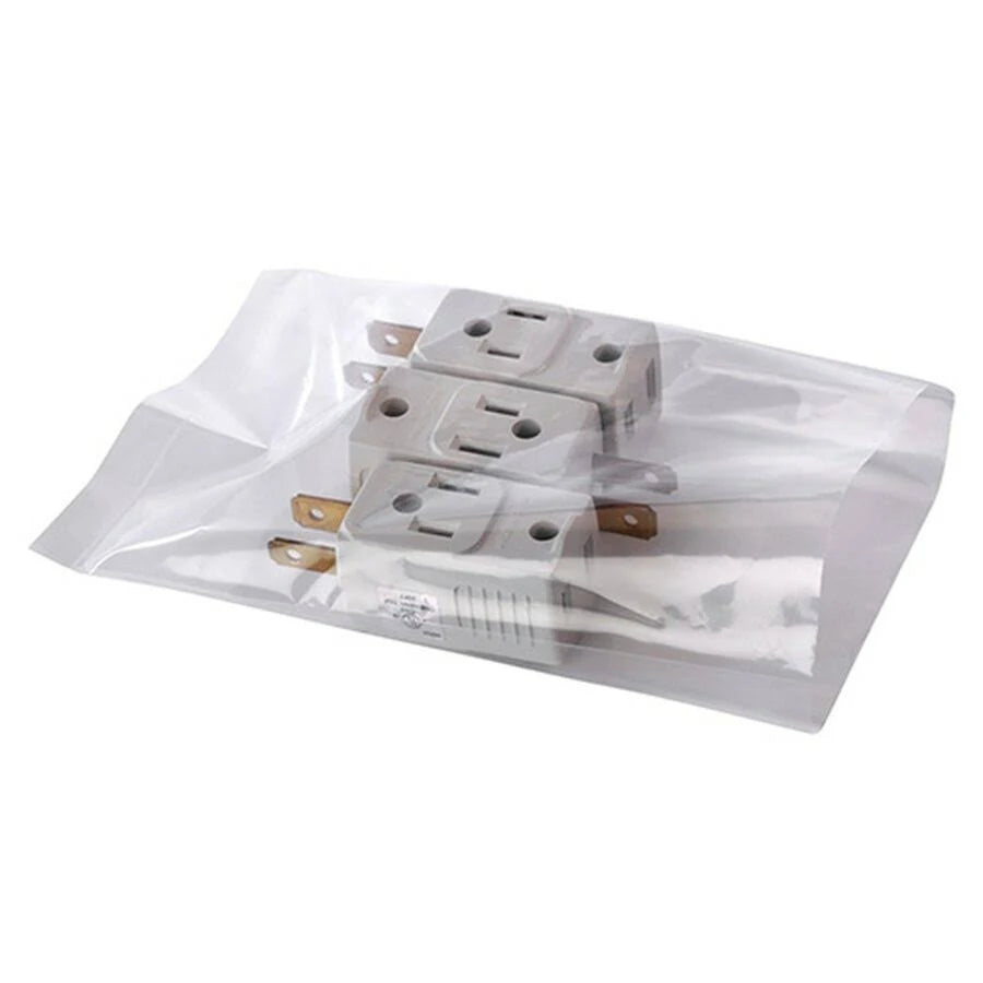 Clear 2 mil Layflat Poly Bags 1000/Case J4258