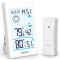 Wireless Indoor Outdoor Thermometer Hygrometer with Remote Sensor W7095