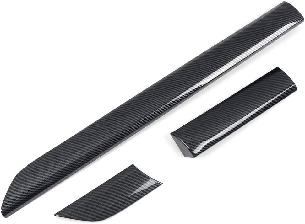 Toyota Tundra 2014-2021 Center Console Trim ABS Carbon Fiber Grain 3pcs T64086