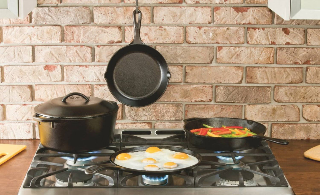 Cast Iron Dutch Oven with Iron Cover, Pre-Seasoned, 7-Quart V1075