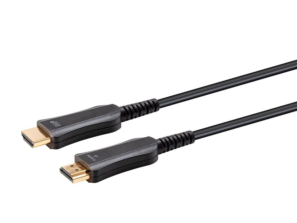Black 30 Feet Fiber Optic HDMI Cable J64084