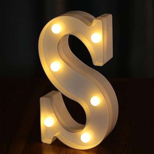 Battery Powered LED Marquee Light Up Letters D446392