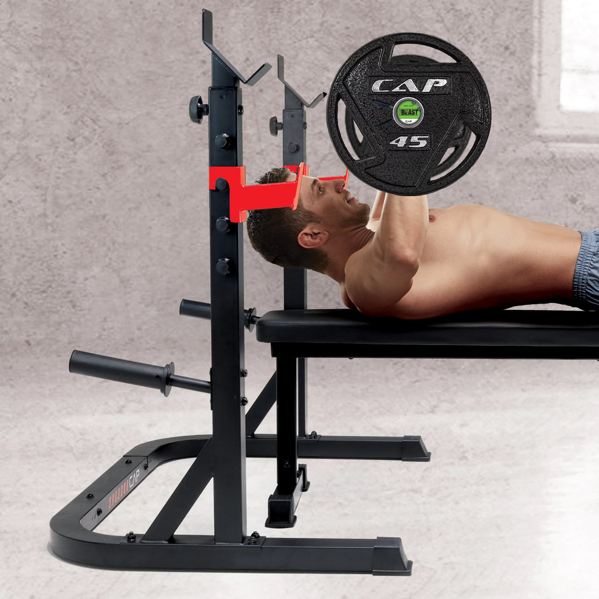 Adjustable Olympic Squat Rack L2711