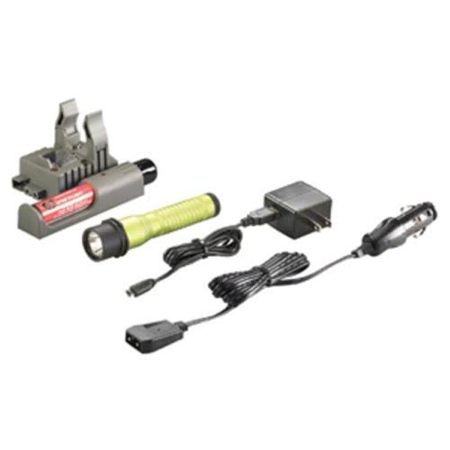 Green LED Flashlight with Piggyback Charger V9164