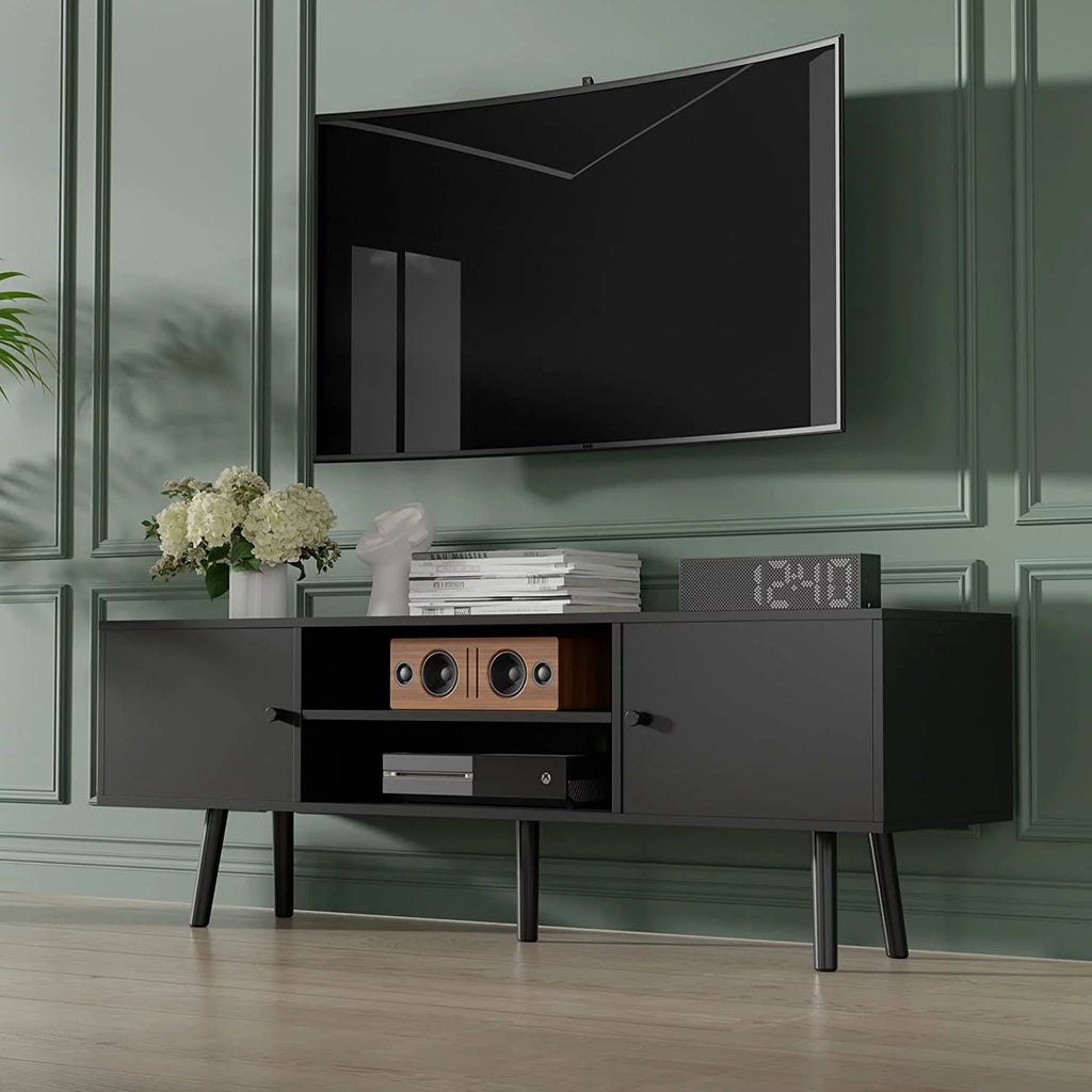 Black Wooden TV Stand for 60/65 inch TV X970